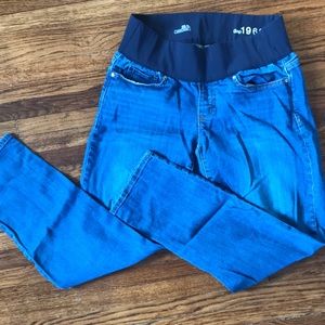Gap maternity jeans demi panel